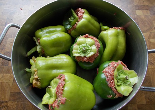 ... in Topf schlichten ...