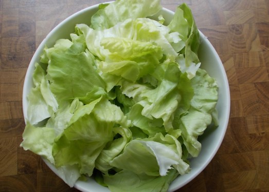 Noch einen grünen Salat dazu ...