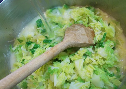 ... eventuell noch etwas Flüssigkeit ...