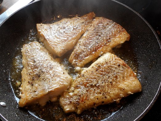 Man kann natürlich Fisch dazu braten ...